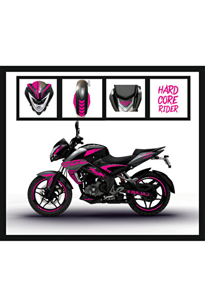Bajaj Ns 200 Sticker Set NS200 Full Set Sticker Pembe