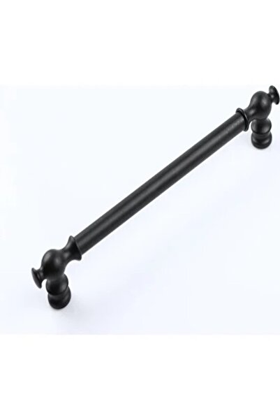 Çetinkaya Siyah Otantik Çekmece Mutfak Dolabı Kulupu 224mm 6Adet