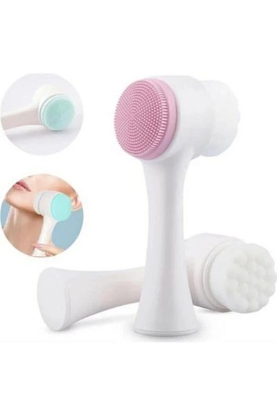 La Perla 7000 Model Double Sided Makeup and Facial Cleansing Brush