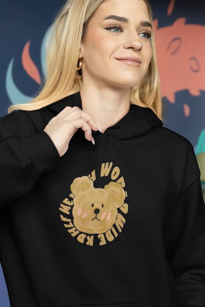 Serbella Black New Year Merry Christmas Special Design New Year Themed Gift Hooded Sweatshirt
