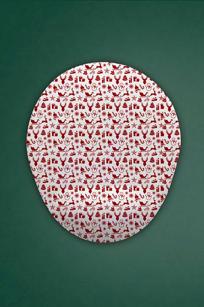 HobiShop Christmas Themed Mouse Pad with Wrist Support