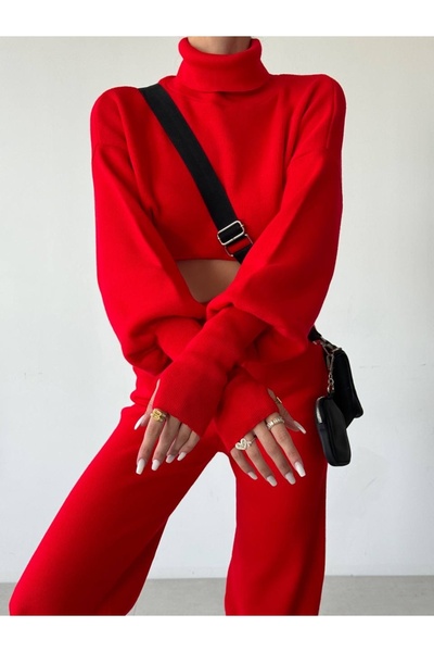 Aseres Triko Takım Parmak Geçmeli