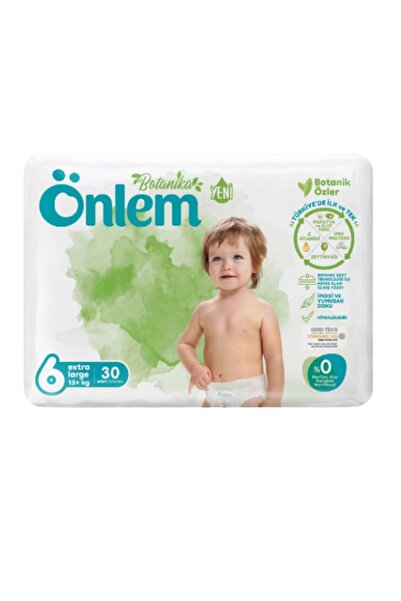ÖNLEM Botanika Bebek Bezi Ekstra Large 15 Kg 6 Beden 30 Lu