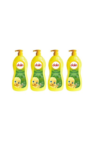 Dalin 700 ml X 4 Moisture and Protection Hair and Body Shampoo
