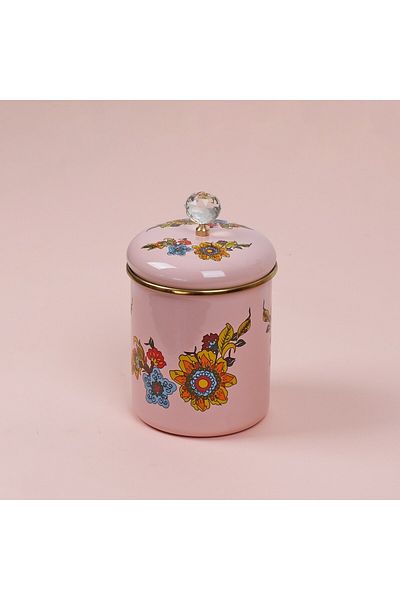 Glore Lorena Pink Enamel Spice Rack