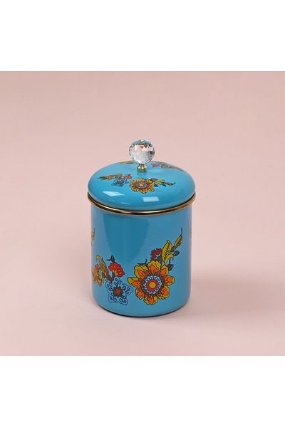Glore Lorena Turquoise Enamel Spice Rack