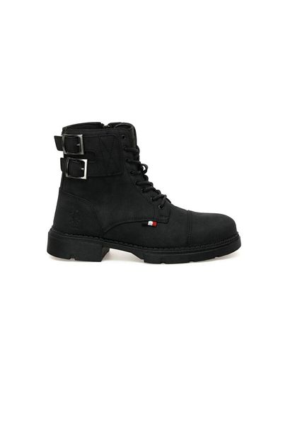 U.S. Polo Assn. Petros Ανδρικά Μαύρα Μποτάκια