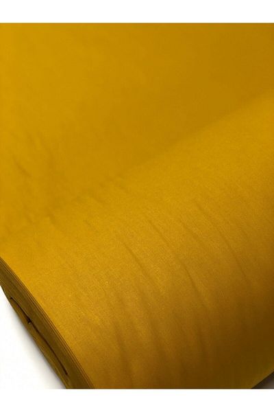 FAAL King Size Bed Sheet Mustard Color Pillowcase