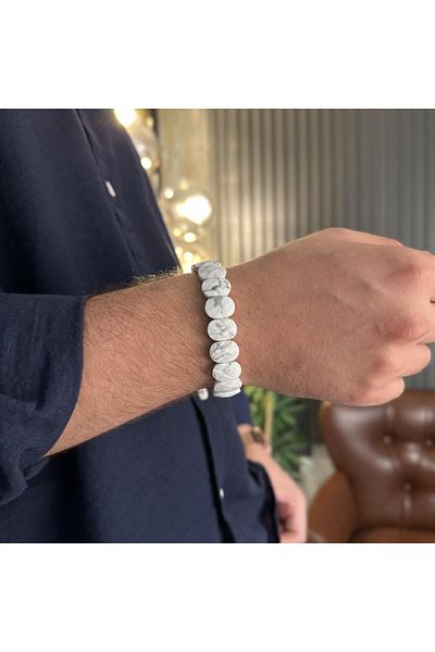 dergah tesbih Howlite Rolex Bracelet