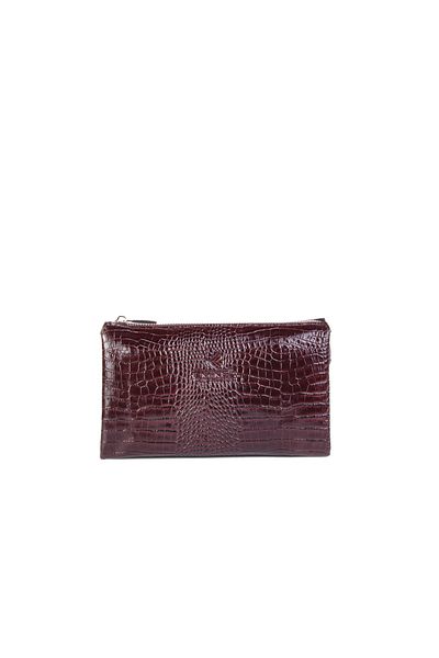Eminsa Men's Brown Croco Genuine Leather Handbag