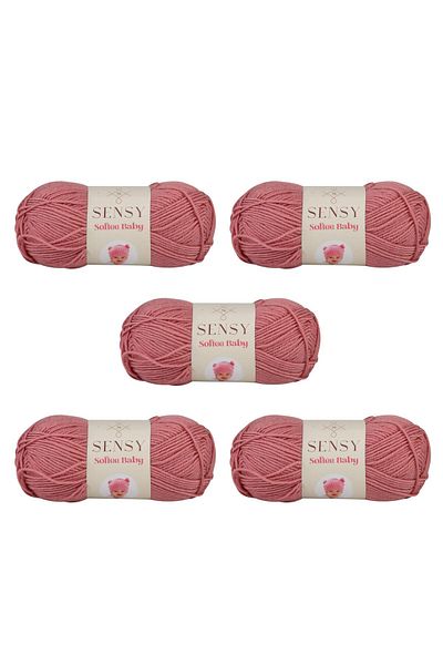 SENSY Softee Baby Hand Knitting Yarn Blanket Yarn Baby Yarn Cardigan Sweater Yarn Vest Yarn Scarf Beanie Booties Yarn