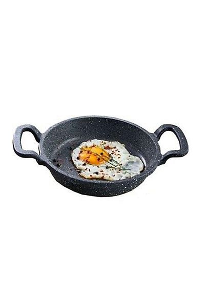 Eda Asya Cast Iron Granite 3-Piece Coverless Saucepan Set 18-20-22 Cm