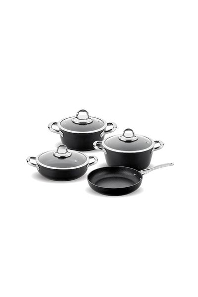FMS G5022 Titanium Karam 7 Piece Cookware Set Black