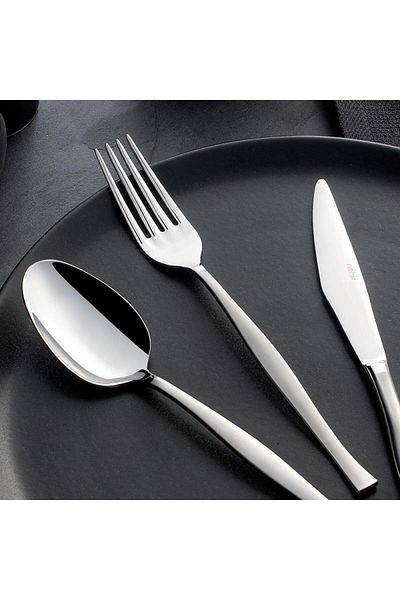 Nehir Elegant Simple 77 Piece Knife and Fork Spoon Set for 12 Persons