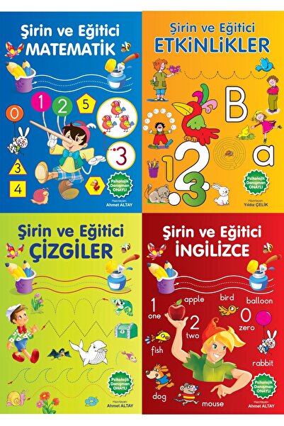 Parıltı Yayınları Şirin ve Eğitici Matematik - Etkinlikler - Çizgiler - İngil...
