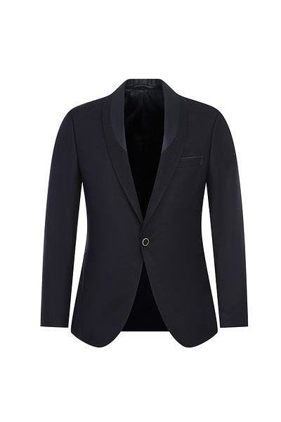 Kiğılı Smoking și costum de mire slim cu guler șal