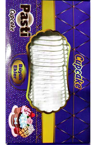 PASTİ PARTİ Büyük Ekler Kapsül Beyaz 500 adet sağlıklı ve lezzetli seçenek