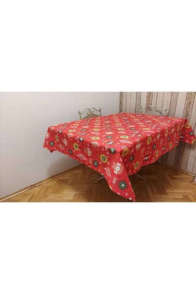 gonk Rectangular, Christmas Patterned, Duck (LIQUID PUSHER, SPOT-PROOF) Fabric, Dining Table Cloth