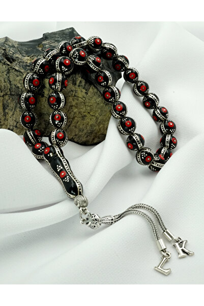 ANDİYANORA GÜMÜŞ VE MERCAN İŞLEMELİ TESPİH,HAKİKİ OLTU TAŞI TESBİH,HEDİYELİK,...