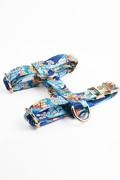 TheTailor Kaçış Önleyici Tasma Nyx Tasma Seti Göğüs Tasması Ve Gezdirme Tasması