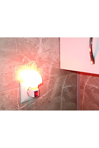 TLG Store Tlg Gece Lambası Prize Takılan Pembe Şapka Tasarım Anahtarlı