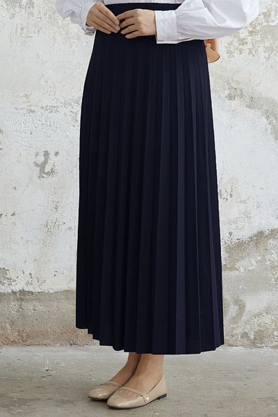 InStyle Navy blue Women Modest Fashion Skirts Styles Prices