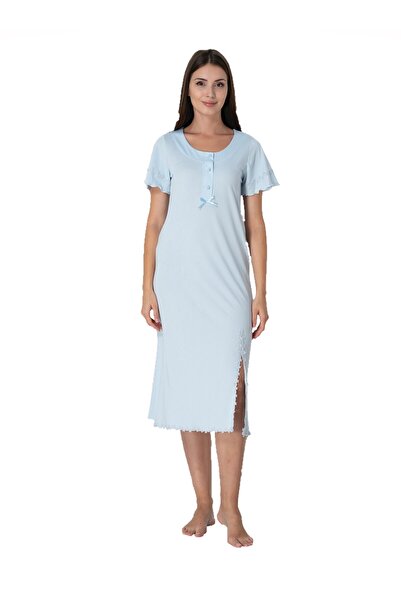 Effortt ثوب نوم مزين بالدانتيل