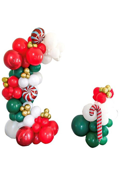 party mix Yılbaşı Balon Zinciri Set Noel Balonları