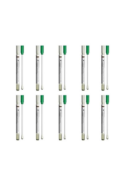 Fıratmed 10 Pieces Sterile Ecuvial Stick Swap with Nut Gel