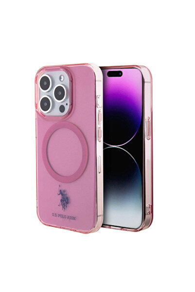 U.S. Polo Assn. Apple Iphone 15 Pro Max Uyumlu Kılıf Lisanslı Magsafe Şarj Öz...