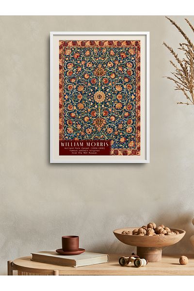 HOMEPACK Επιτραπέζιο ζωγραφική με κορνίζα William Morris Series Ζωγραφική αφίσας TK/209