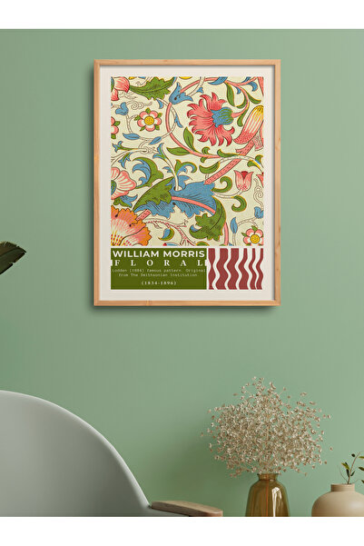 HOMEPACK Çerçeveli Tablo William Morris Serisi Poster Tablo TK/208