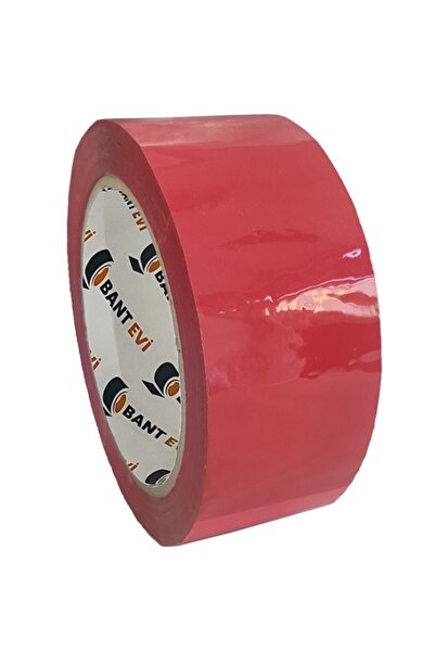BANT EVİ Κόκκινη ταινία κολλητήρι 45mmx100m Πολύχρωμη ταινία κολλητήρι Κόκκιν...