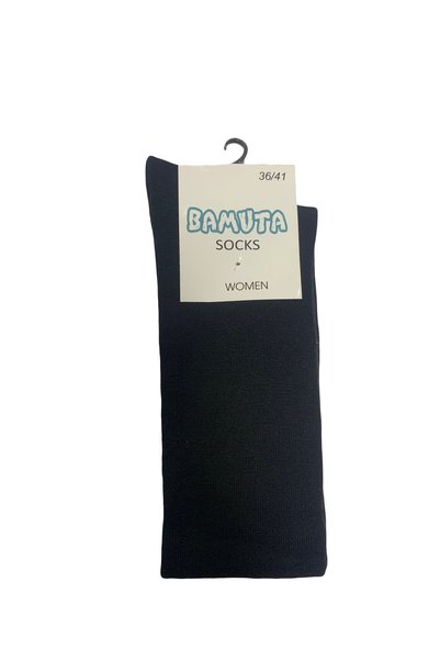 Bamuta Knee-Length Mother Socks Black