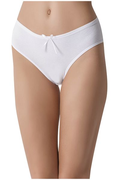 Miss Blue Moon Ψηλόμεσο εσώρουχο 5 τεμαχίων 5660-3 με δαντέλα με κομμένο διαμάντι
