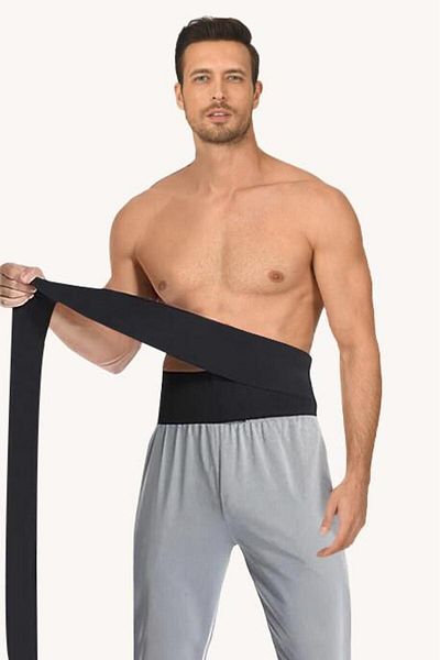 NBB Men's Black Spiral Waist Corset 1928E