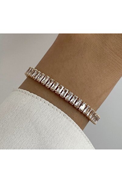 NEPTUNE DESIGN Zircon Gold Stone Waterway Bracelet
