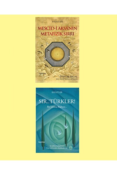 hayykitap Hayati Sır 2 Li Set / MESCİD-İ AKSÂ’NIN METAFİZİK SIRRI - SIR...TÜR...