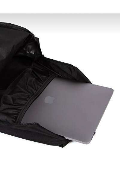 fao polo MEN'S AND WOMEN'S BLACK COLOR 2 ZIPPER LAPTOP COMPARTMENT TRAVEL, SCHOOL BACKPACK