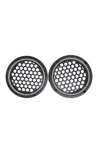 damla elektronik Damla 16cm Neon Led Işıklı Midrange Hoparlör Kapağı Çiftli (...