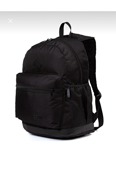 fao polo MEN'S AND WOMEN'S BLACK COLOR 2 ZIPPER LAPTOP COMPARTMENT TRAVEL, SCHOOL BACKPACK