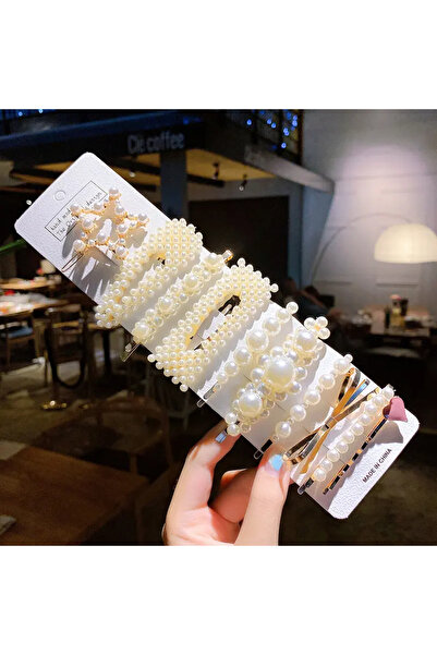 valkyrie Yeni Lüx 10 Lu İncili Toka Seti