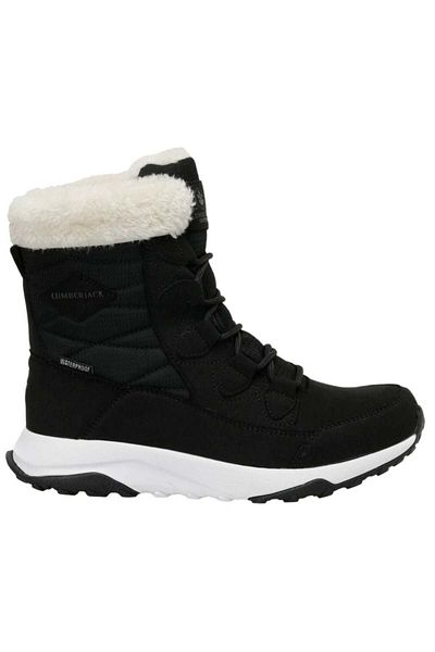 lumberjack Santa 3PR Μαύρες γυναικείες μπότες εξωτερικού χώρου