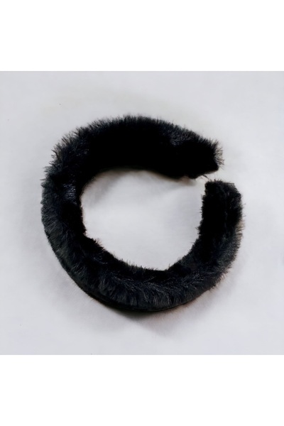 alsaccessories Μαύρο Χρώμα Λούτρινο Χοντρό Μοντέλο Μαλλιά Κορώνα