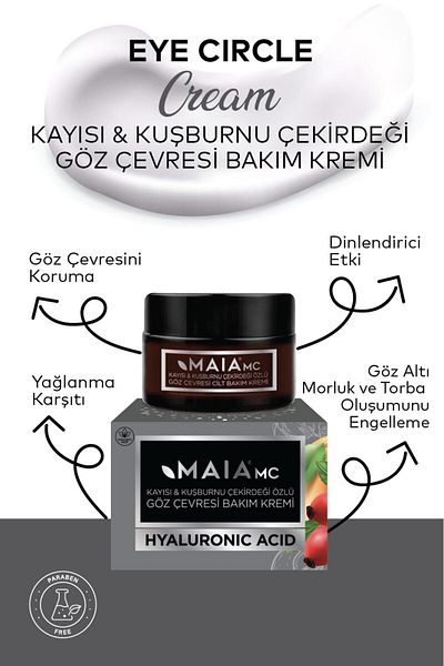 Maia mc Eye Contour Care Cream - Apricot and Rosehip Seed, 30 ml