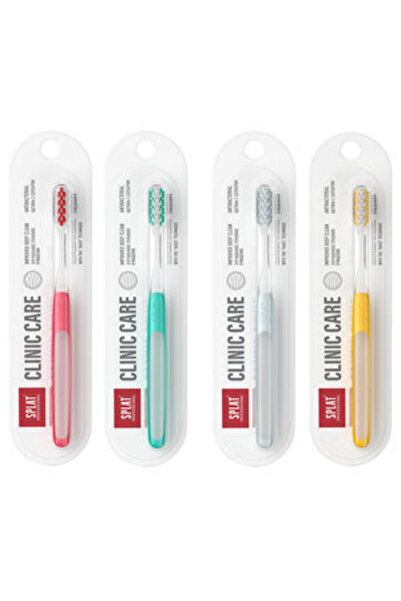 Splat ( 2 ADET ) Splat Clinic Care Medium Diş Fırçası (Asortili)