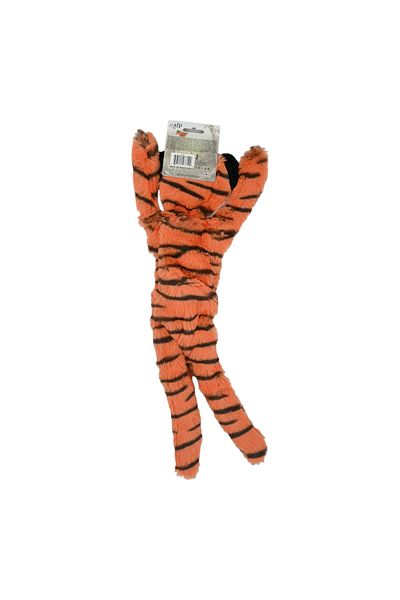 All For Paws Safari - Tiger Shaped Dog Toy