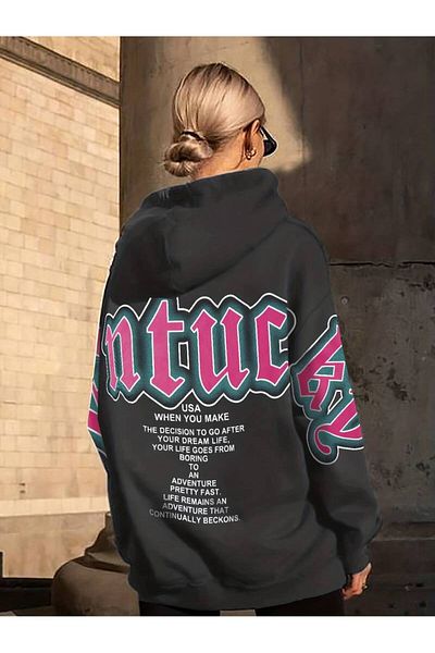 Machetta Unisex Plus Size When You Make Φούτερ με κουκούλα με στάμπα μεγάλου μεγέθους