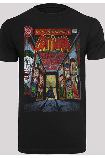 F4NT4STIC Herren Batman Rogues Gallery Cover mit T-Shirt Rundhalsausschnitt