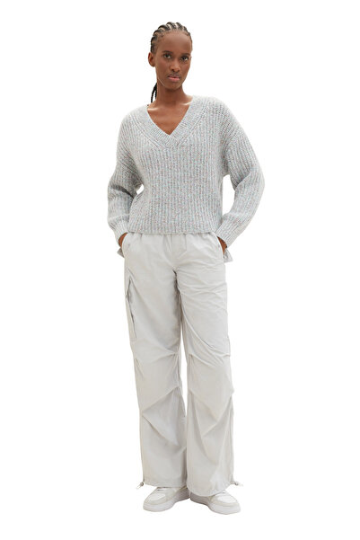 Tom Tailor Denim Women/Girls Adult beige colorful mouline